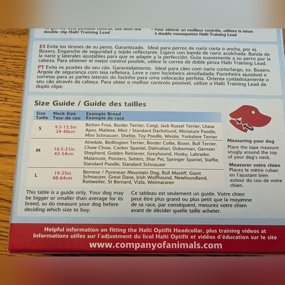 Halti optifit head collar stops pulling. New with tags, size m (16.5-21" neck) - Picture 6 of 8